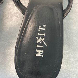 Mixit between the toe sandals with rhinestones.